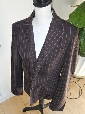 Ralph Lauren Black Pinstripe Blazer